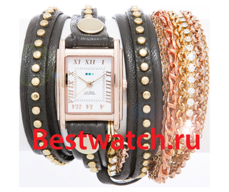 Часы La Mer С цепочками и подвесками LMMULTISW003X